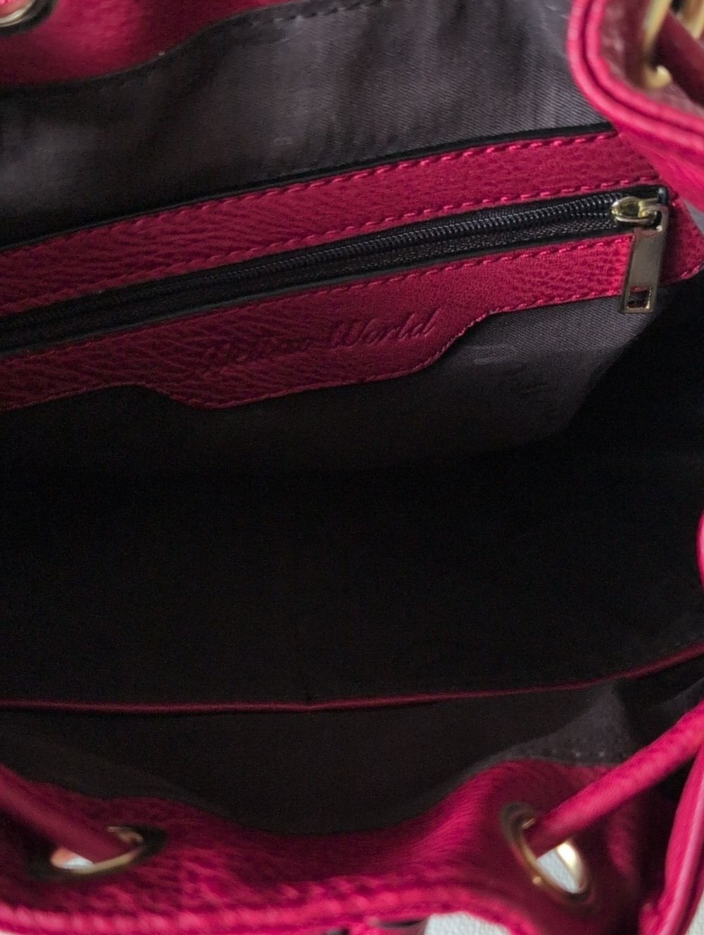NWT Mellow World Vegan Embellished Stud Drawstring Backpack Bag - Picture 7 of 12